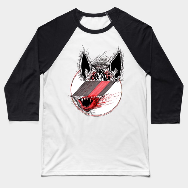 Crazed Bat Baseball T-Shirt by FUN ART